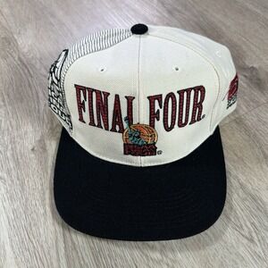 VTG Sports Specialties Final Four Laser Snapback Hat NCAA College White Wool Cap